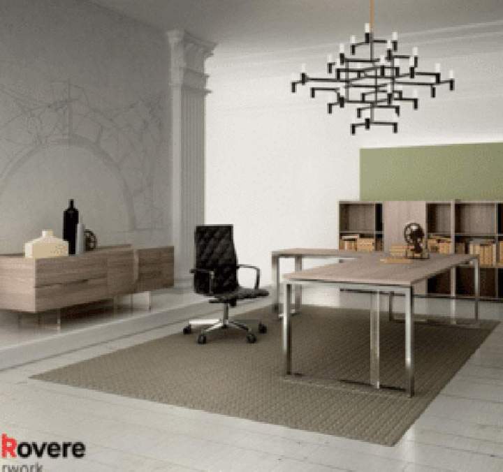 Bureau direction Biquadro. Disponible en 5 coloris. A partir de 685,00 € HT