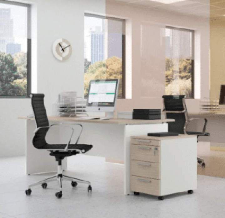 Bureau Teko avec pied panneau. À partir de 178,00 € HT